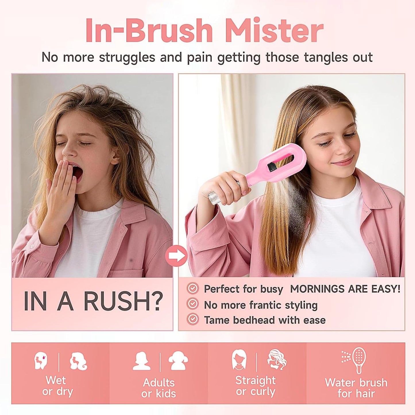 Magic Mist Hairbrush